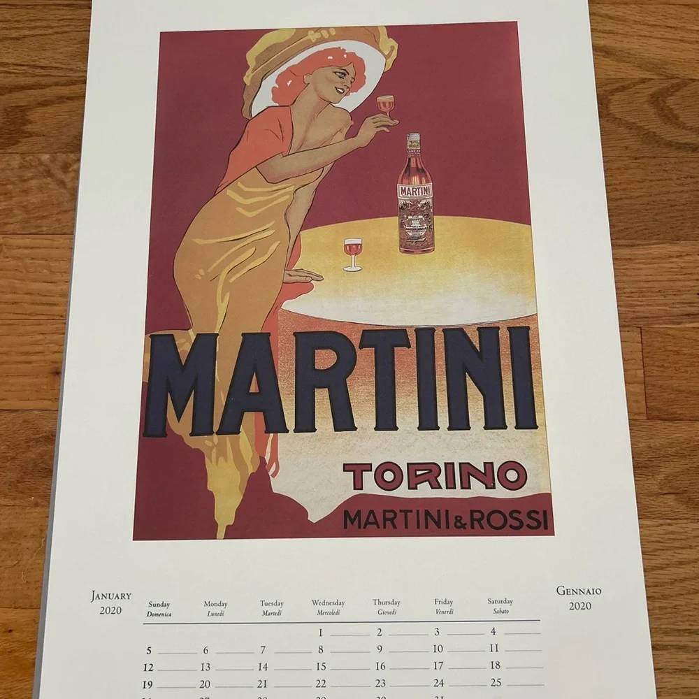 NEW Edizioni D'Arte Firenze Vintage Posters 2020 Ciao Italia Calendar Artwork